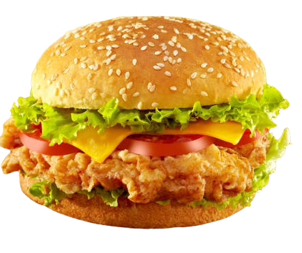 Sprø kyllingburger